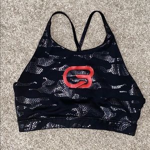 High-neck CycleBar sports bra